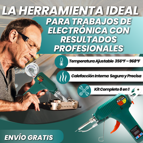 PISTOLA DE SOLDADURA – ¡PRECISIÓN Y POTENCIA EN TUS MANOS!