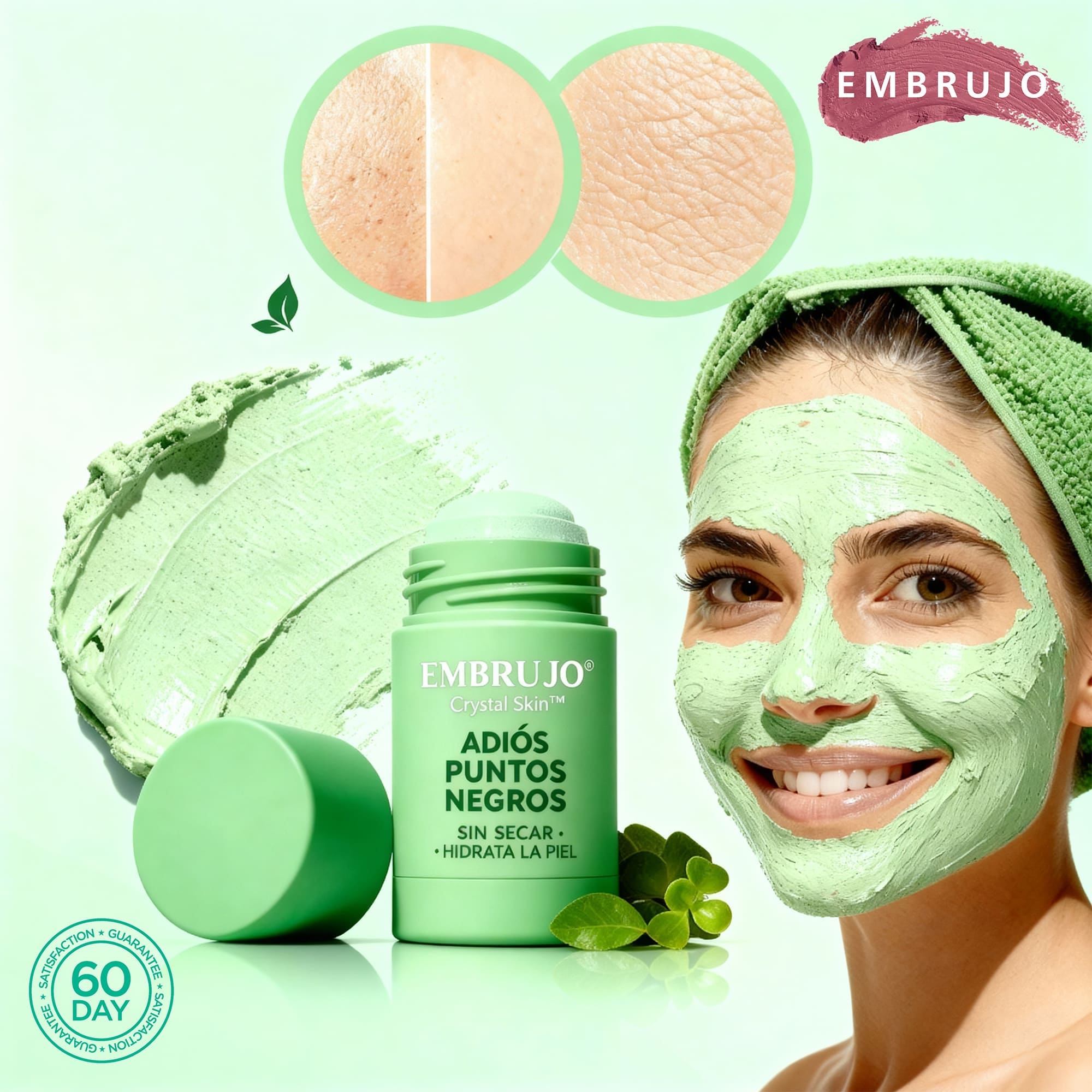 PAGA 1 Y LLEVA 3 - OFERTA 3X1 Adiós Puntos Negros, Mascarilla Purificante Natural