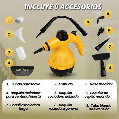 LIMIPIADOR A VAPOR PORTÁTIL MULTIFUNCIONAL