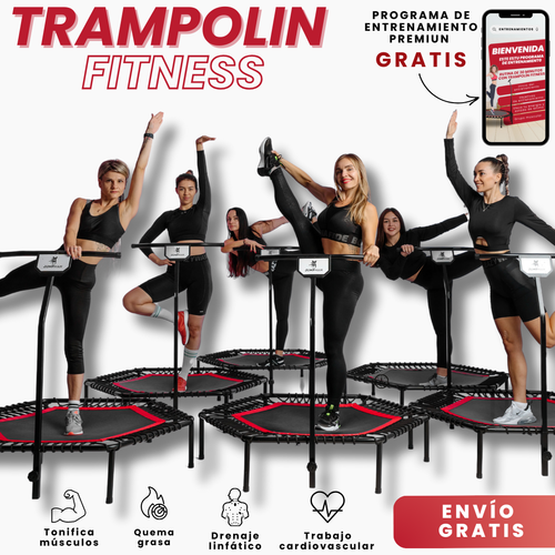 Trampolín Fitness: Entrenamiento divertido, completo y sin excusas