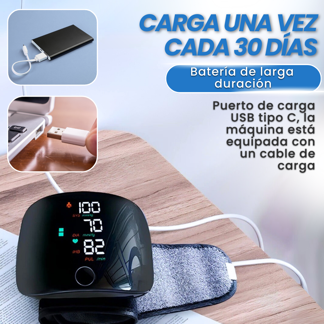 TENSIÓMETRO DE MUÑECA INTELIGENTE