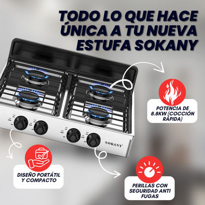 ESTUFA DE GAS SOKANY