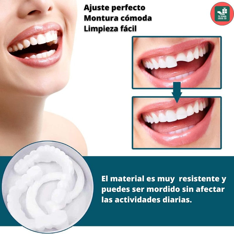 CARILLAS DENTALES TT SNAP ON DENTURE UN CAMBIO QUE TRANSFORMA TU VIDA AL INSTANTE