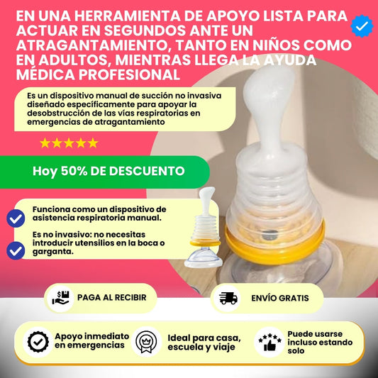 Kit de Primeros Auxilios Anti-Asfixia | ¡Incluye 2 Mascarillas Gratis!