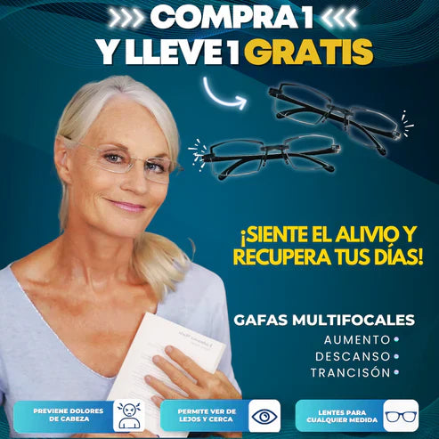 Lentes Multifocales |Compra 1 Recibe 1 Gratis|
