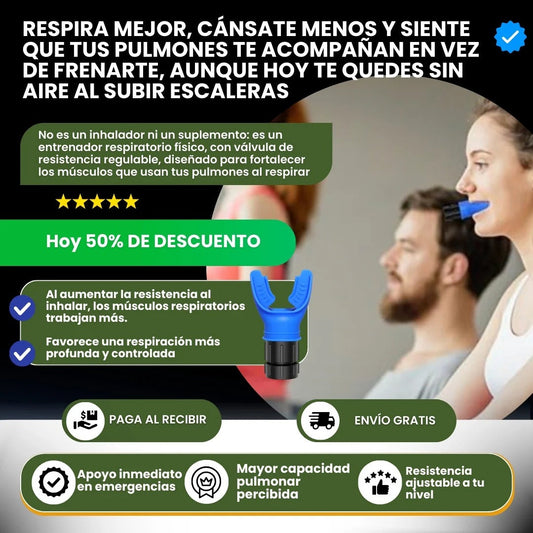 ENTRENADOR FLEXOR PULMONAR | ¡Compra 1 Y RECIBE 1 GRATIS!