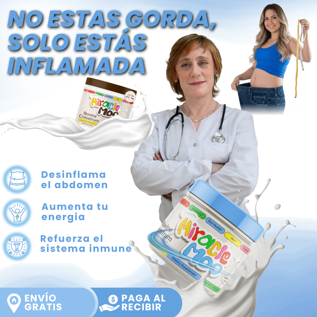 MIRACLE MOO | DILE ADIÓS A LA PANZA INFLAMADA