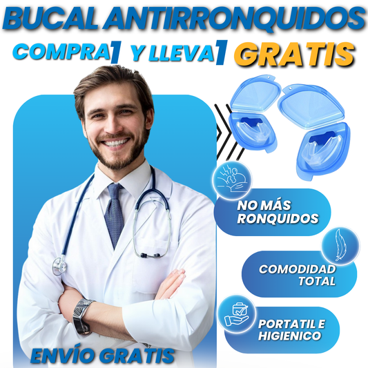 BUCAL ANTIRRONQUIDOS | PAGA 1 Y LLEVA UNO GRATIS