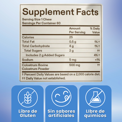 MIRACLE MOO™: CALOSTRO BOVINO | SUPLEMENTO ALIMENTICIO