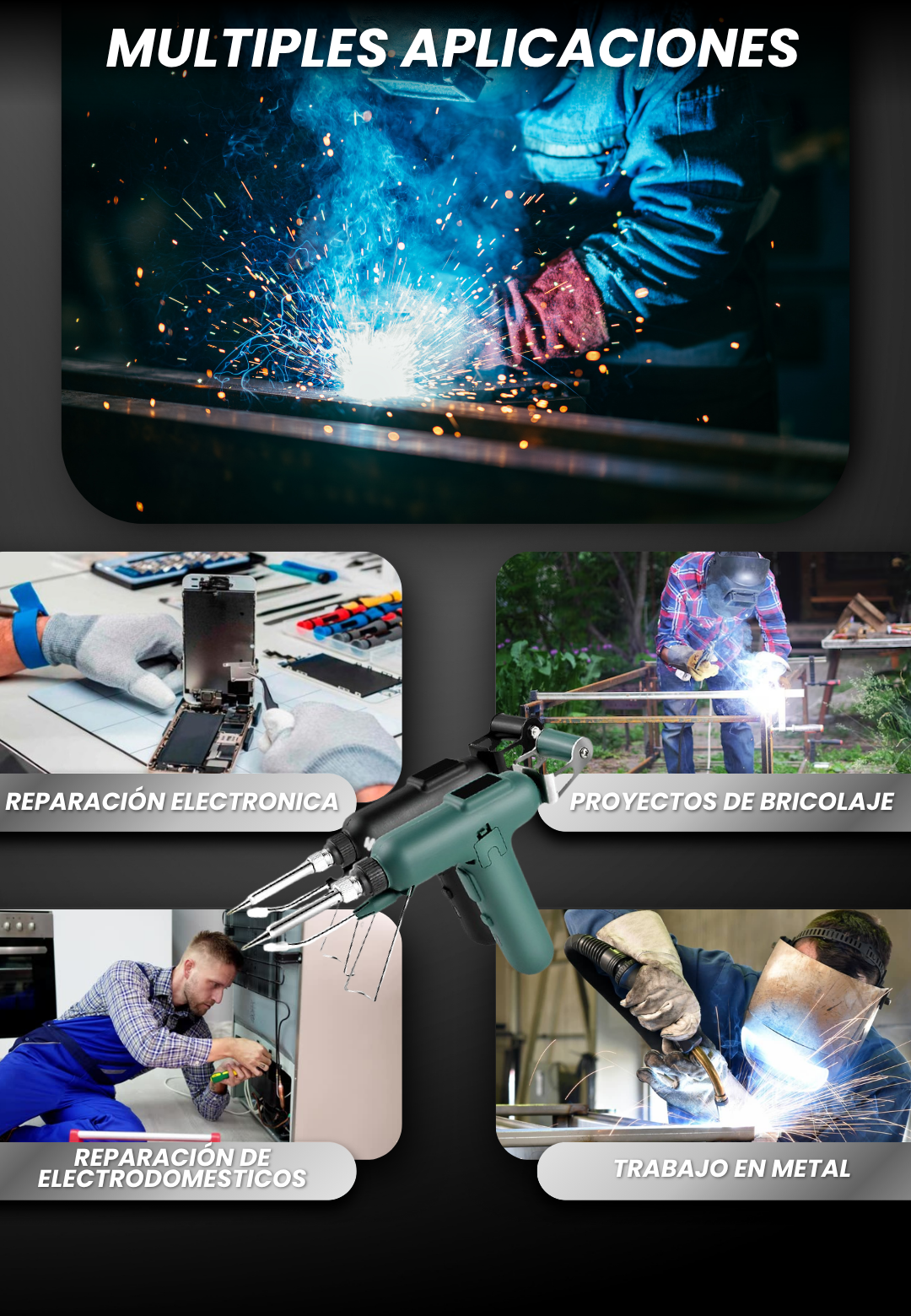 Soldador Eléctrico 80W | Alta Eficiencia